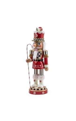 MacKenzie-Childs Christmas Peppermint Nutcracker