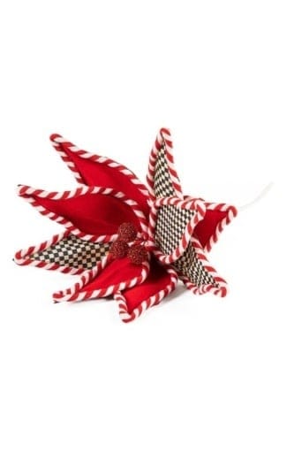 MacKenzie-Childs Christmas Peppermint Stripe Jumbo Flower Stem