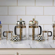 MacKenzie-Childs Coffee & Tea Glass Coffee Cup, Set of 2