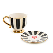 MacKenzie-Childs Coffee & Tea Mackenzie-Childs Courtly Stripe Cappuccino Cup