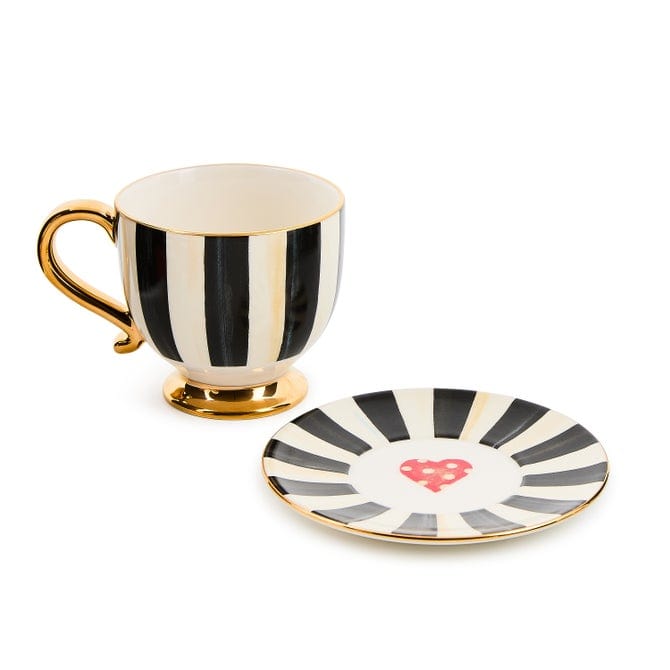MacKenzie-Childs Coffee & Tea Mackenzie-Childs Courtly Stripe Cappuccino Cup