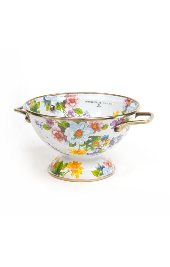 MacKenzie-Childs Colanders Mackenzie-Childs Flower Market Colander -Small White