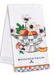 MacKenzie-Childs Colanders Peaches & Anemones in Colander Dish Towel