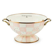 MacKenzie-Childs Colanders Rosy Check Enamel Colander - Large