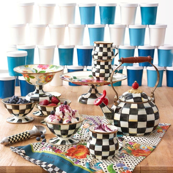 MacKenzie-Childs Compotes MacKenzie-Childs Flower Market Small Compote