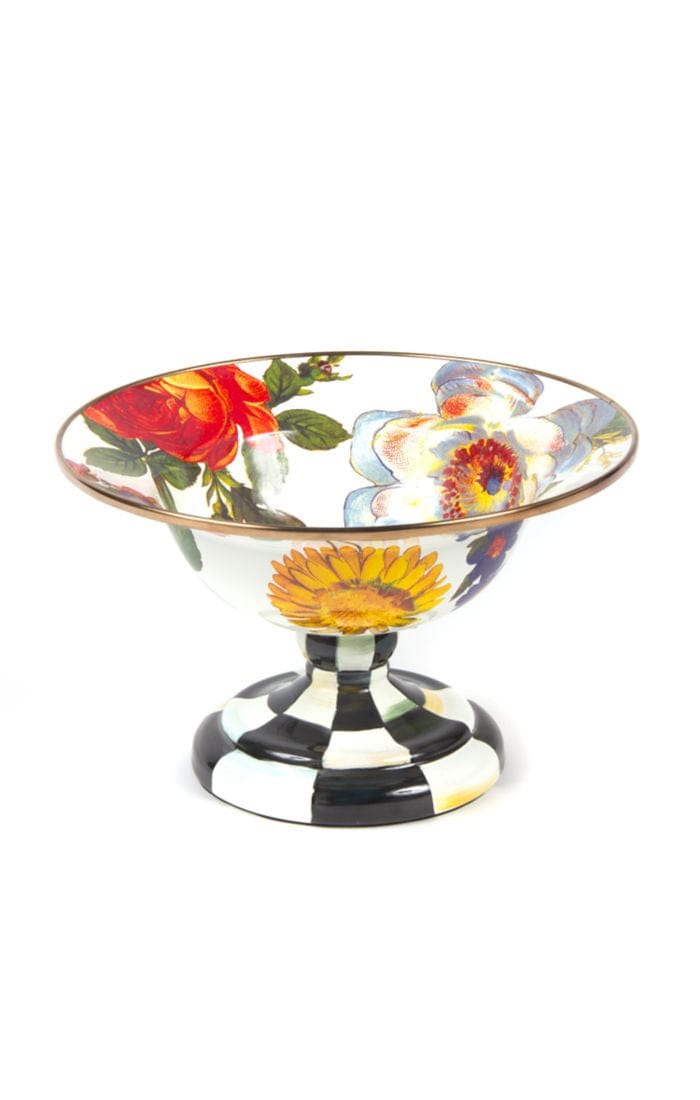 MacKenzie-Childs Compotes Mackenzie-Childs Flower Market Small Compote