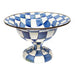MacKenzie-Childs Compotes Royal Check Compote - Large