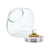 MacKenzie-Childs Cookie Jars Mackenzie-Childs Cookie Jar with Violet Check Lid