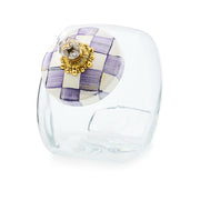 MacKenzie-Childs Cookie Jars MacKenzie-Childs Sweets Jar with Violet Check Lid