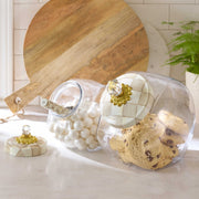 MacKenzie-Childs Cookie Jars Sweets Jar with Mocha Check Lid