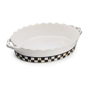 MacKenzie-Childs Cookware Mackenzie -Childs Courtly Check Everyday Medium Oval Baker