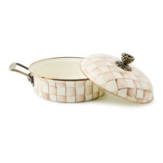 MacKenzie-Childs Cookware Mackenzie-Childs Mocha Check 3 Qt. Casserole