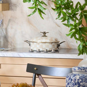 MacKenzie-Childs Cookware Mackenzie Childs Mocha Check 5 Qt. Casserole