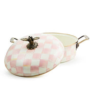 MacKenzie-Childs Cookware Mackenzie-Childs Rosy Check 5 Qt. Casserole