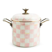 MacKenzie-Childs Cookware Mackenzie-Childs Rosy Check 7 Qt. Stockpot