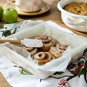 MacKenzie-Childs Cookware Mackenzie-Childs Rosy Check 8" Square Baking Pan