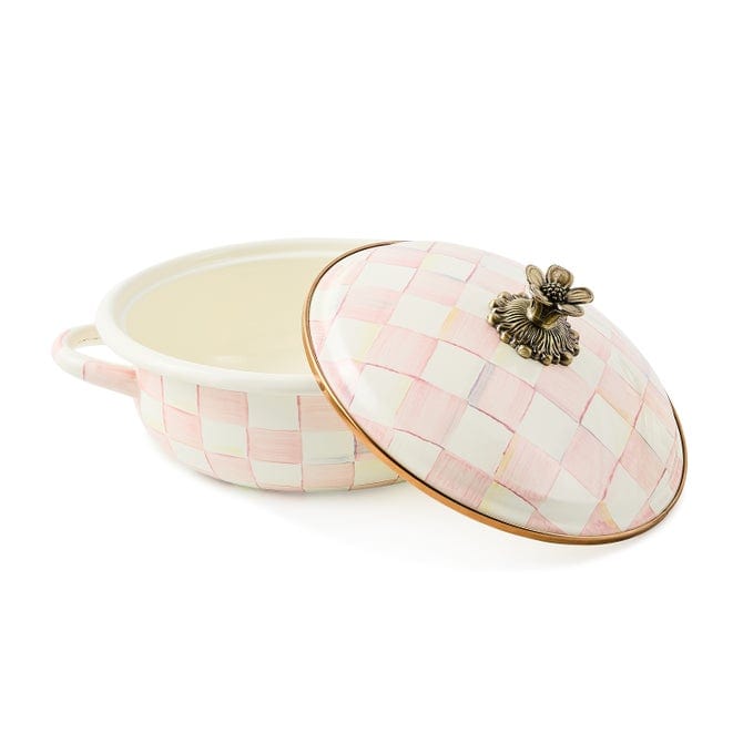 MacKenzie-Childs Cookware Mackenzie -Childs Rosy Check Medium Casserbole