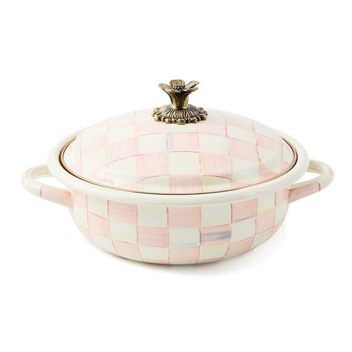 MacKenzie-Childs Cookware Mackenzie -Childs Rosy Check Medium Casserbole