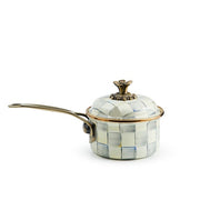 MacKenzie-Childs Cookware Mackenzie-Childs  Sterling Check 1 Qt. Saucepan