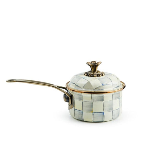 MacKenzie-Childs Cookware Mackenzie-Childs  Sterling Check 1 Qt. Saucepan