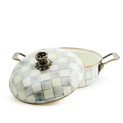 MacKenzie-Childs Cookware Mackenzie Childs Sterling Check 3 Qt. Casserole