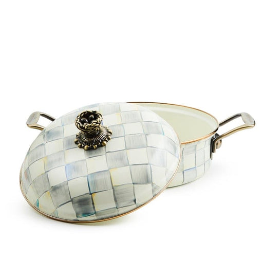 MacKenzie-Childs Cookware Mackenzie Childs Sterling Check 3 Qt. Casserole