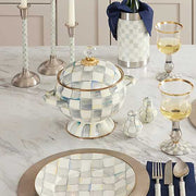 MacKenzie-Childs Cookware Sterling Check Tureen