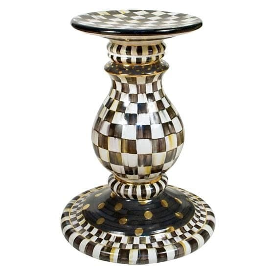 MacKenzie-Childs Courtly Check Pedestal Table Base