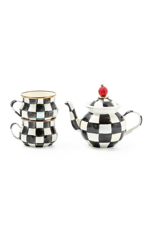 MacKenzie-Childs Courtly Check Tea Party Set