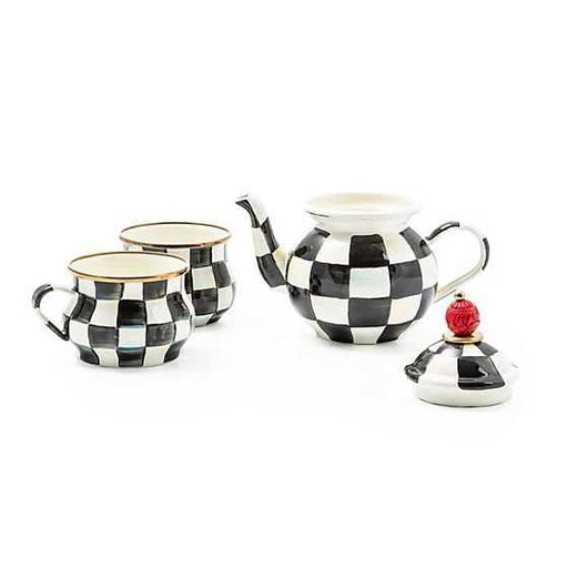 MacKenzie-Childs Courtly Check Tea Party Set