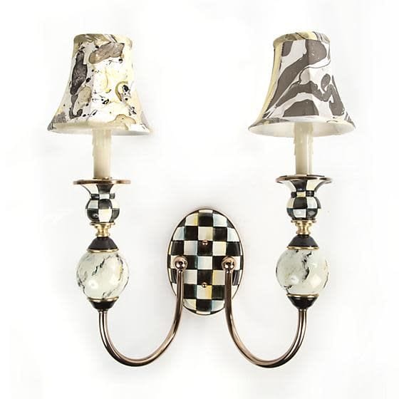 MacKenzie-Childs Courtly Palazzo Double Sconce