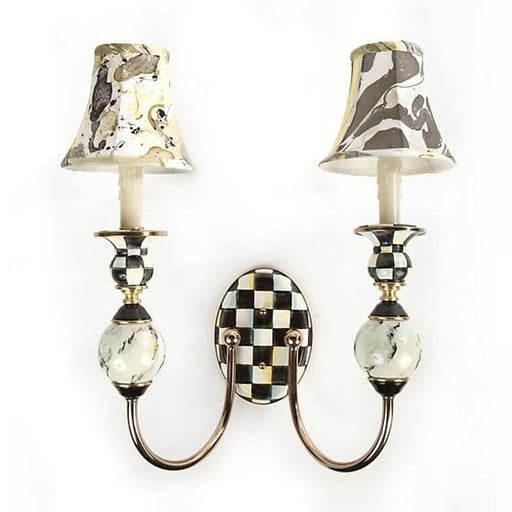 MacKenzie-Childs Courtly Palazzo Double Sconce