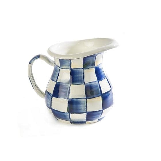 MacKenzie-Childs Creamers Royal Check Creamer