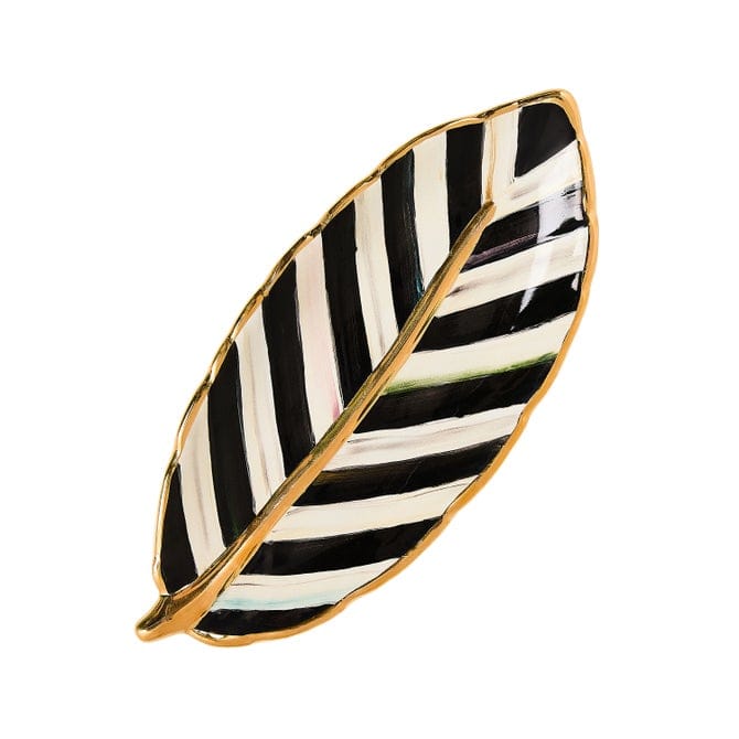 MacKenzie-Childs Decor & Accessories Courtly Stripe Feather Dish