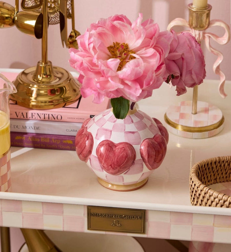 MacKenzie-Childs Decorative Vase Collectors Series: Vase Edition - Heart Vase