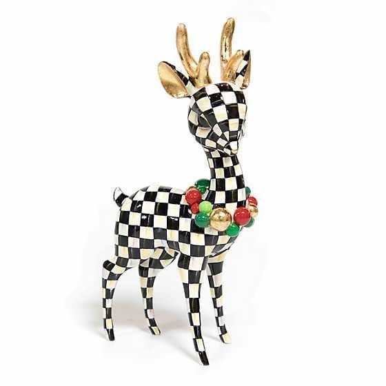MacKenzie-Childs Deer Courtly Check Deary Deer