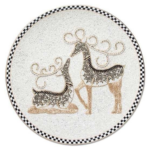 MacKenzie-Childs Deer Golden Deer Decor Tray