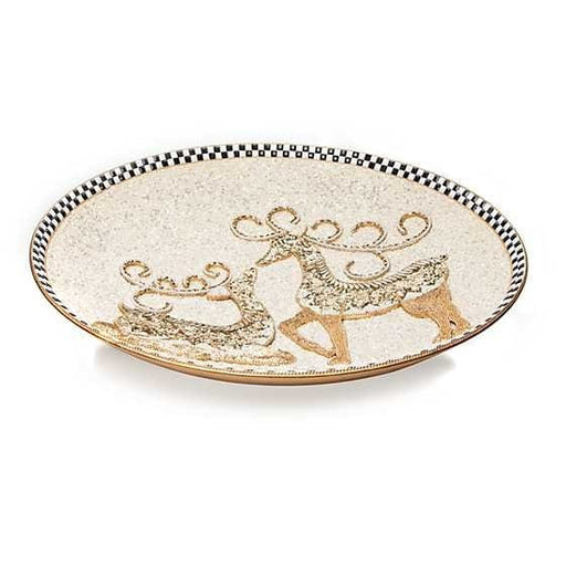 MacKenzie-Childs Deer Golden Deer Decor Tray