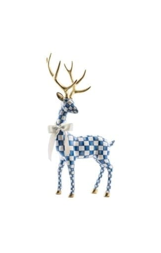MacKenzie-Childs Deer Royal Check Standing Deer