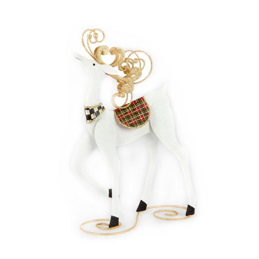 MacKenzie-Childs Deer Standing Snow Deer - Tartan