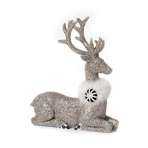 MacKenzie-Childs Deer Vintage Silver Deer - Sitting