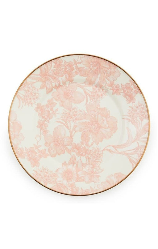 MacKenzie-Childs Dinner Plates English Garden Enamel Dinner Plate - Rosy