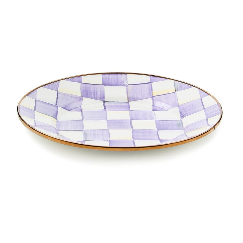 MacKenzie-Childs Dinner Plates Mackenzie-Childs Violet Check Dinner Plate