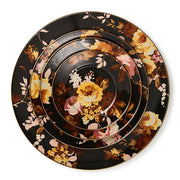 MacKenzie-Childs Dinner Plates Mackenzie-Childs Wild Rose Brown Dinner Plate