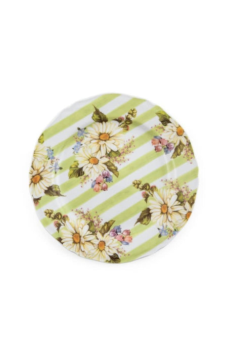 MacKenzie-Childs Dinner Plates Wildflowers Dinner Plate - Green