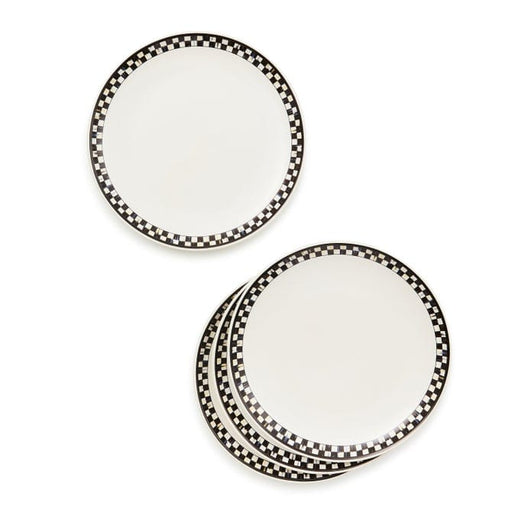 MacKenzie-Childs Dinnerware Mackenzie-Childs Courtly Check Everyday Lunch Plates, Set of 4