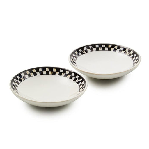 MacKenzie-Childs Dinnerware Mackenzie-Childs Courtly Check Everyday Pinch Bowls, Set of 2