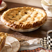 MacKenzie-Childs Dinnerware Mocha Check Pie Plate