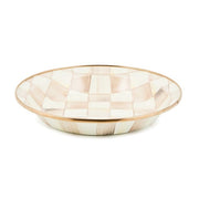 MacKenzie-Childs Dinnerware Mocha Check Pie Plate