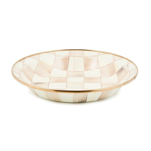 MacKenzie-Childs Dinnerware Mocha Check Pie Plate